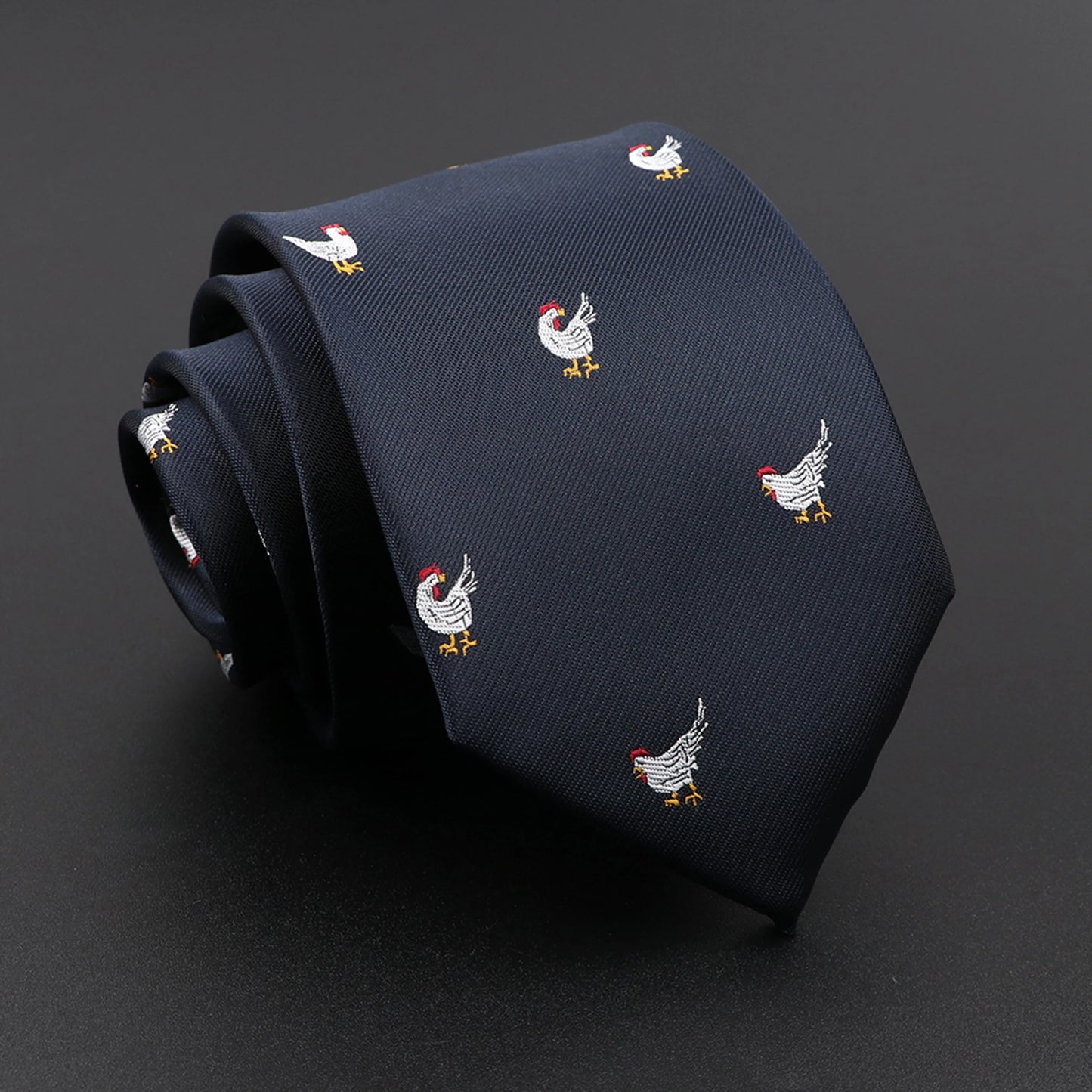 New Men's Floral Tie Feather Elk Geometric Pattern Red Blue Ties Leisure Business Daily Wear Tie Wedding Party Gift