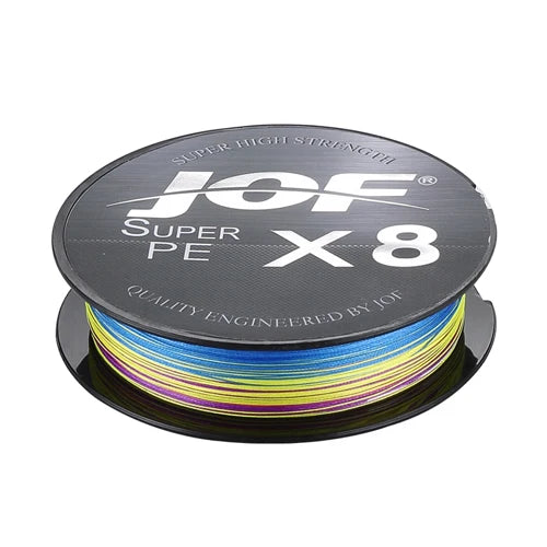 JOF 150M-500M 8 brins tressé ligne de pêche en plein air pêche en mer pêche sur glace pêche en rivière pêche en roche pêche équipement de pêche 20-100LB X8