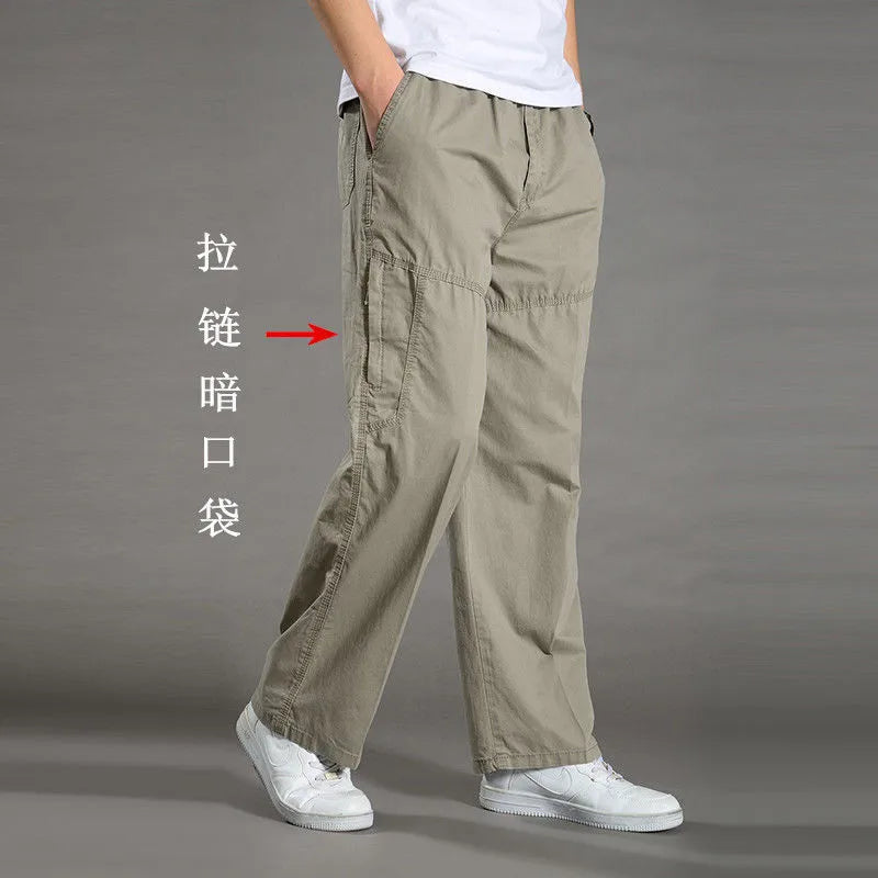 Pantalon Cargo homme été printemps coton vêtements de travail nouveau en grande taille 6XL décontracté escalade Joggers pantalons de survêtement Hombre automne pantalon