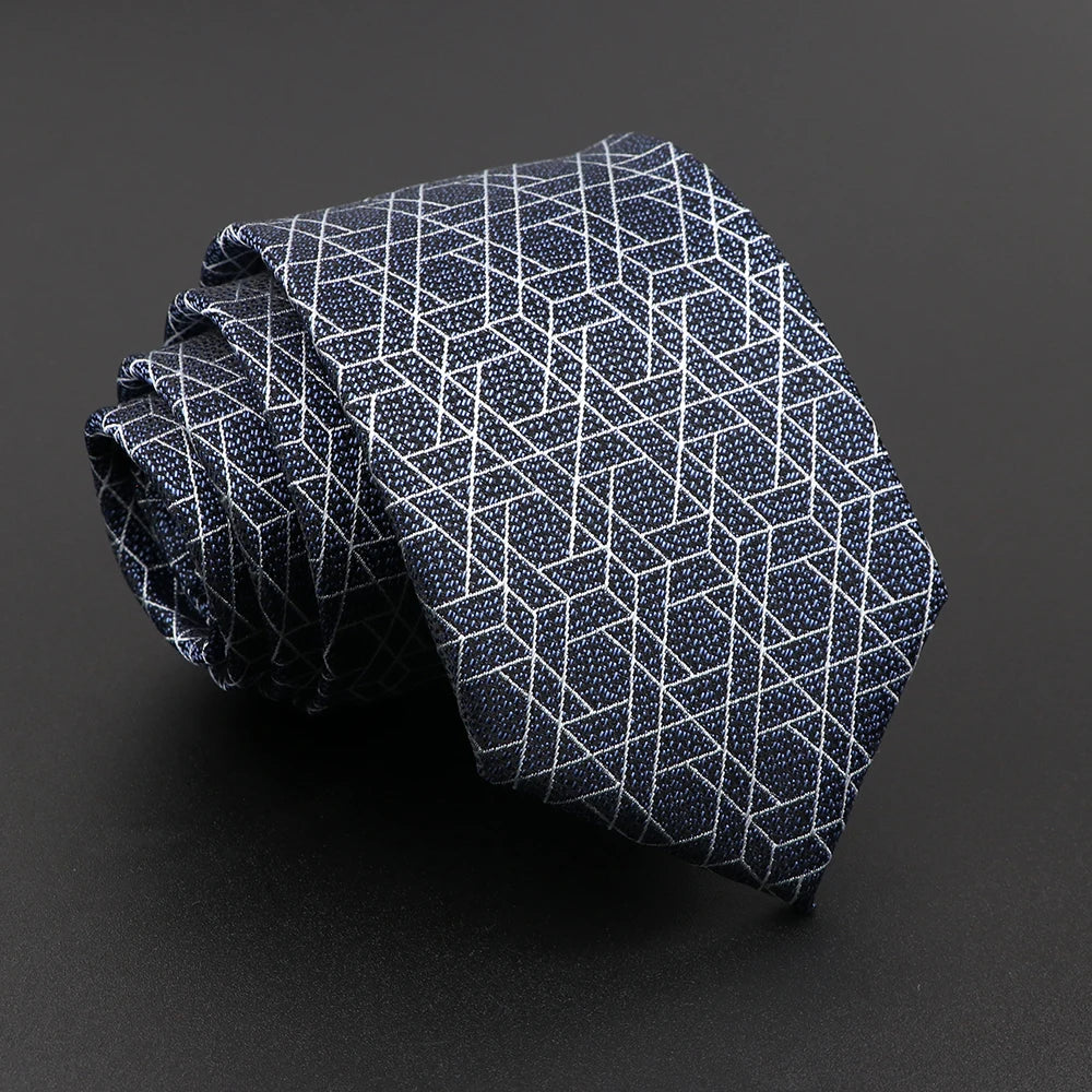 New Men's Floral Tie Feather Elk Geometric Pattern Red Blue Ties Leisure Business Daily Wear Tie Wedding Party Gift