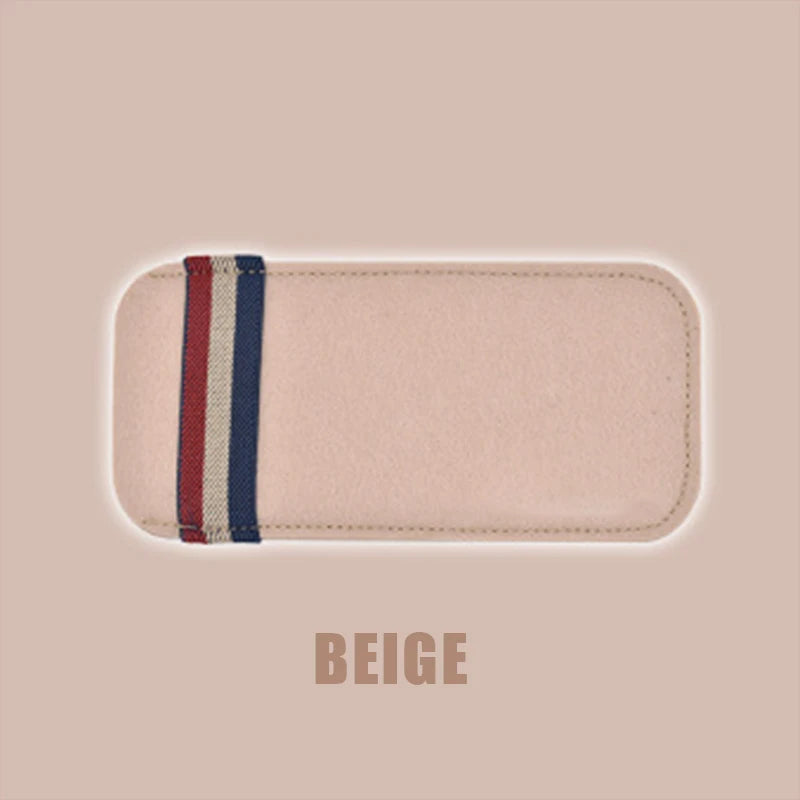 Étui pour lunettes de soleil en feutre surdimensionné, sac à lunettes coloré, étui à lunettes à monture LunUP souple, boîte à lunettes à bande élastique, compatible