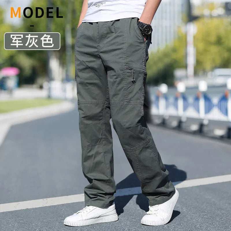 Pantalon Cargo homme été printemps coton vêtements de travail nouveau en grande taille 6XL décontracté escalade Joggers pantalons de survêtement Hombre automne pantalon