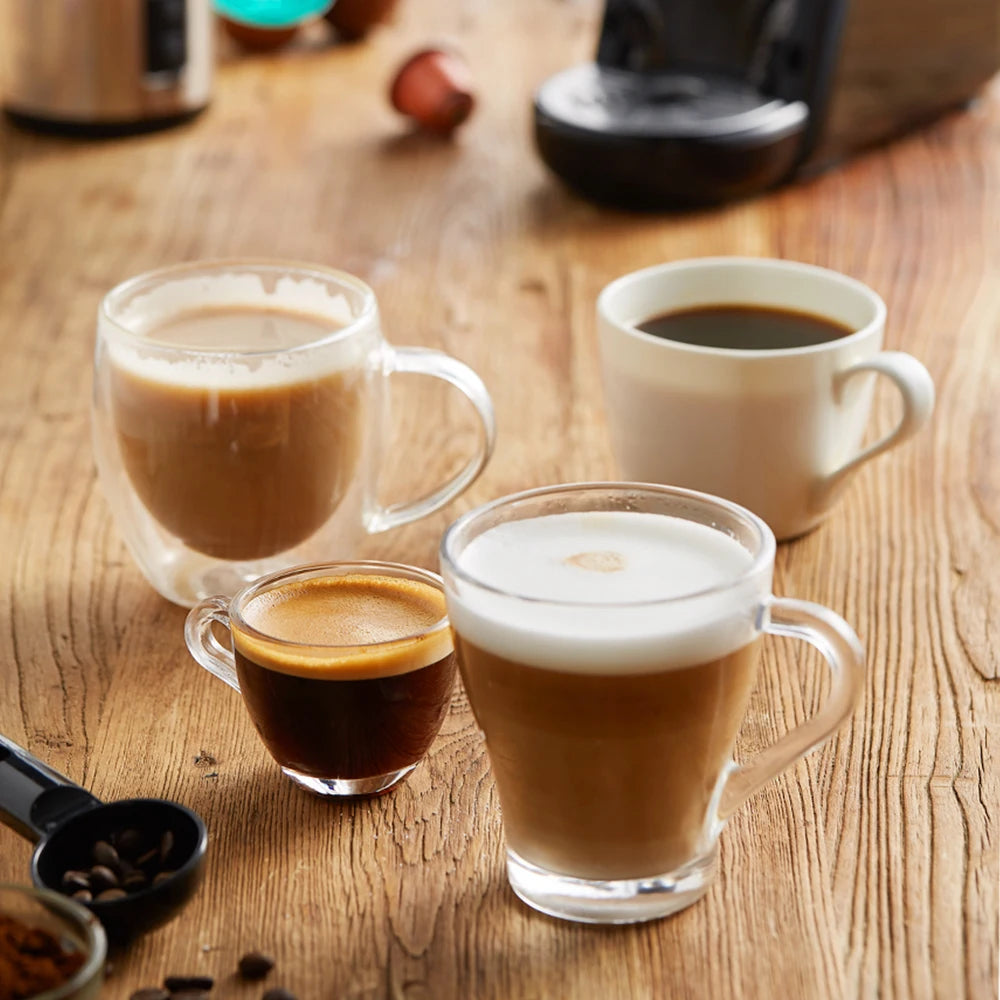Cafetera Hiinvasive W, cafetera de cápsulas múltiples de frío y calor, cafetera de cápsulas espresso, leche Dolce, Ncomputing so, polvo Hl'autorisation, 19 bares, 4 en 1