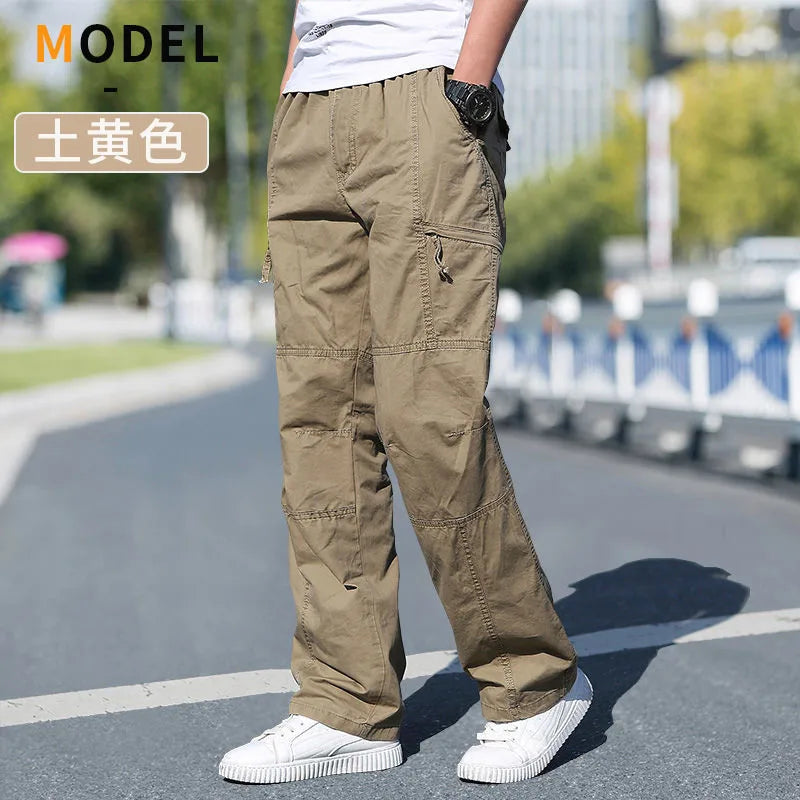 Pantalon Cargo homme été printemps coton vêtements de travail nouveau en grande taille 6XL décontracté escalade Joggers pantalons de survêtement Hombre automne pantalon