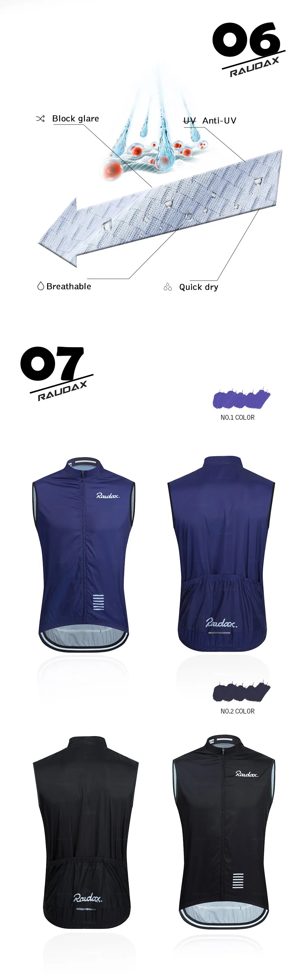 Veste coupe-vent été pour homme — gilet cyclisme sans manches, vêtements vélo, maillot VTT, route