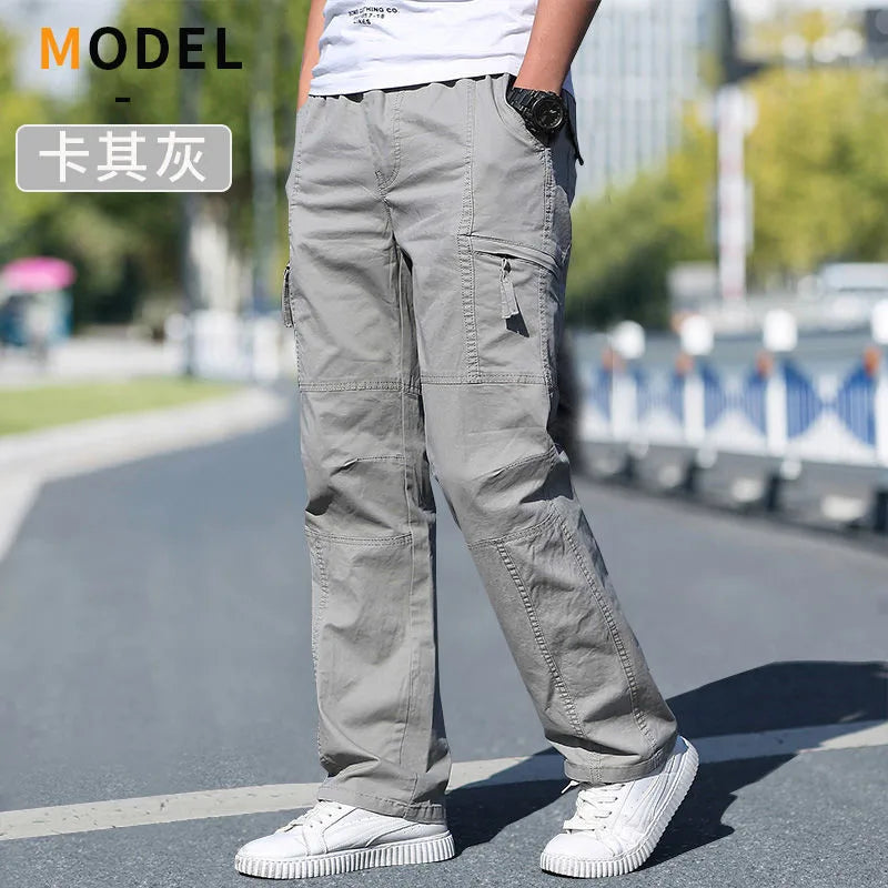 Pantalon Cargo homme été printemps coton vêtements de travail nouveau en grande taille 6XL décontracté escalade Joggers pantalons de survêtement Hombre automne pantalon