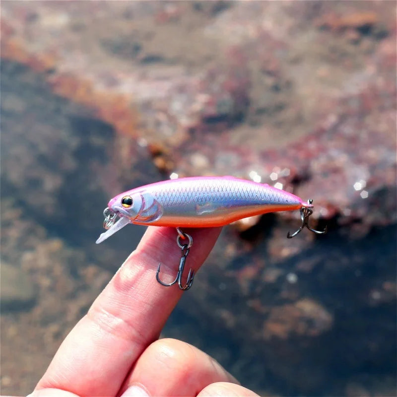 Japon modèle chaud coulant méné leurres de pêche 52mm 4.5g Jerkbait bar brochet Carkbait Wobblers nageur appât dur professionnel