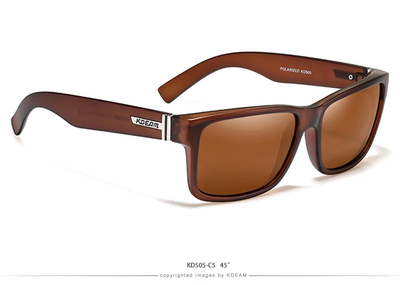 Lunettes de soleil sport polarisées — couleurs choquantes, conduite extérieur, photochromiques, avec boîte