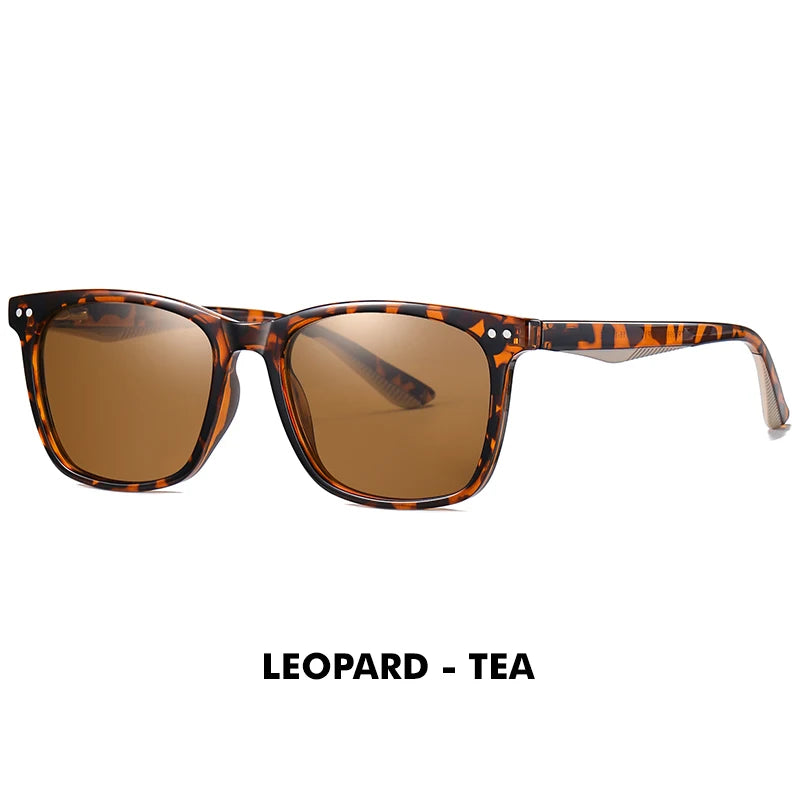 Nouvelle tendance lunettes De Soleil carrées lunettes De Soleil polarisées hommes femmes rétro marron bleu océan lentille Anti-éblouissement UV400 Lunette De Soleil Femme
