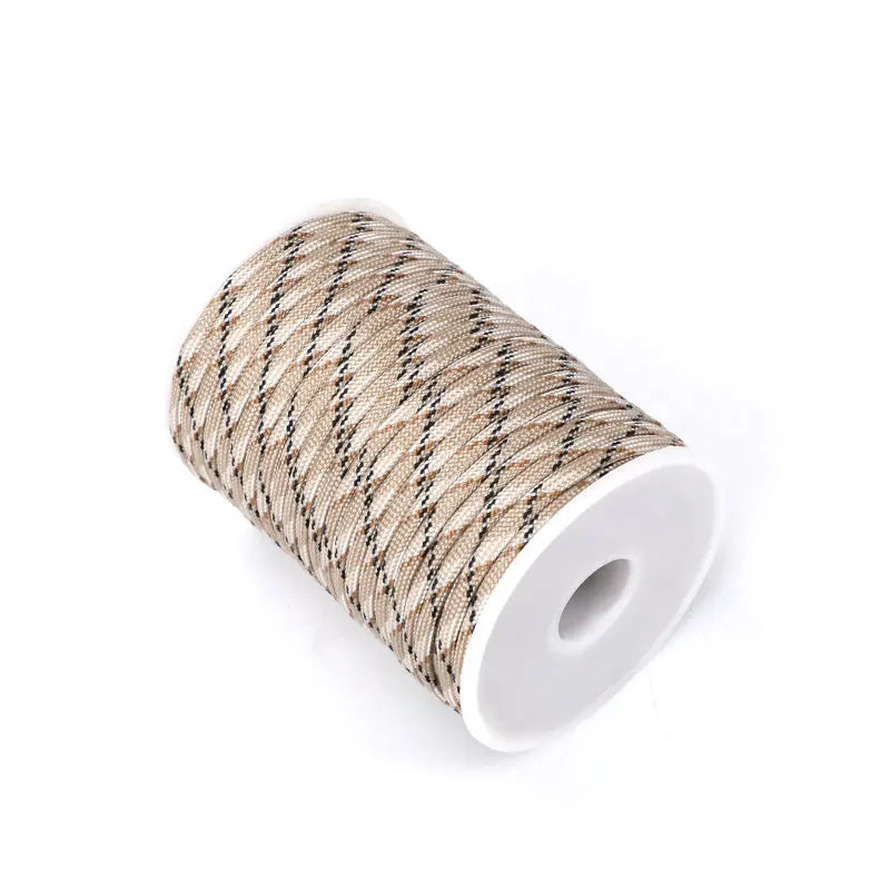 Paracorde 550 à 7 cœurs, 5M/15M/30M, 4mm, cordon de Parachute, kit de corde de survie pour Camping en plein air, parapluie, tente, lanière, corde à linge