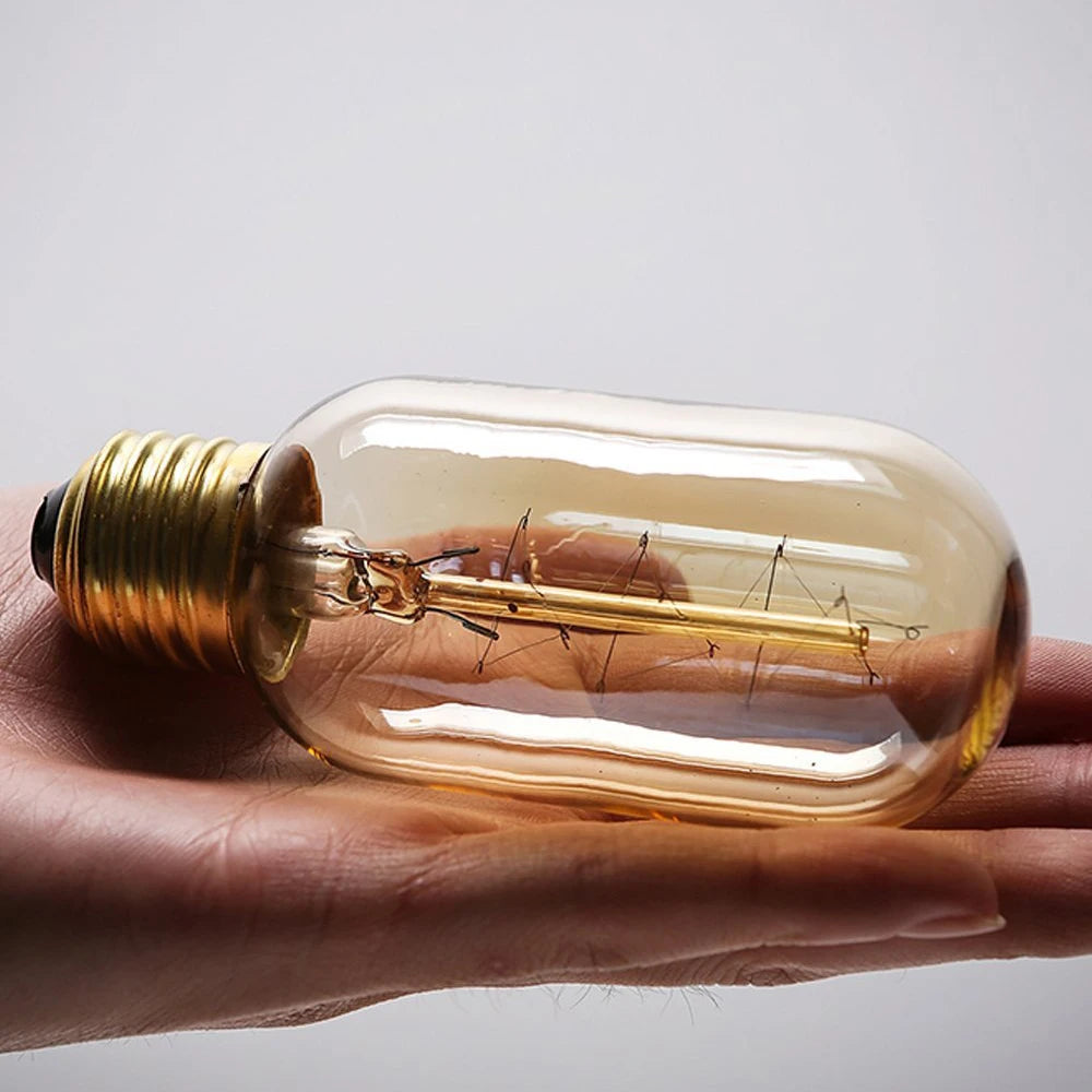 Bombilla retro Edison regulable E27 40W 110V 220V Lámpara incandescente de filamento vintage Bombilla decorativa
