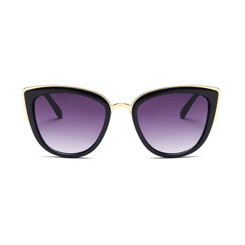 Women's Cat Eye Sunglasses, Classic Mirror, Vintage, Cat Eye Frame, Nickel, Outdoor