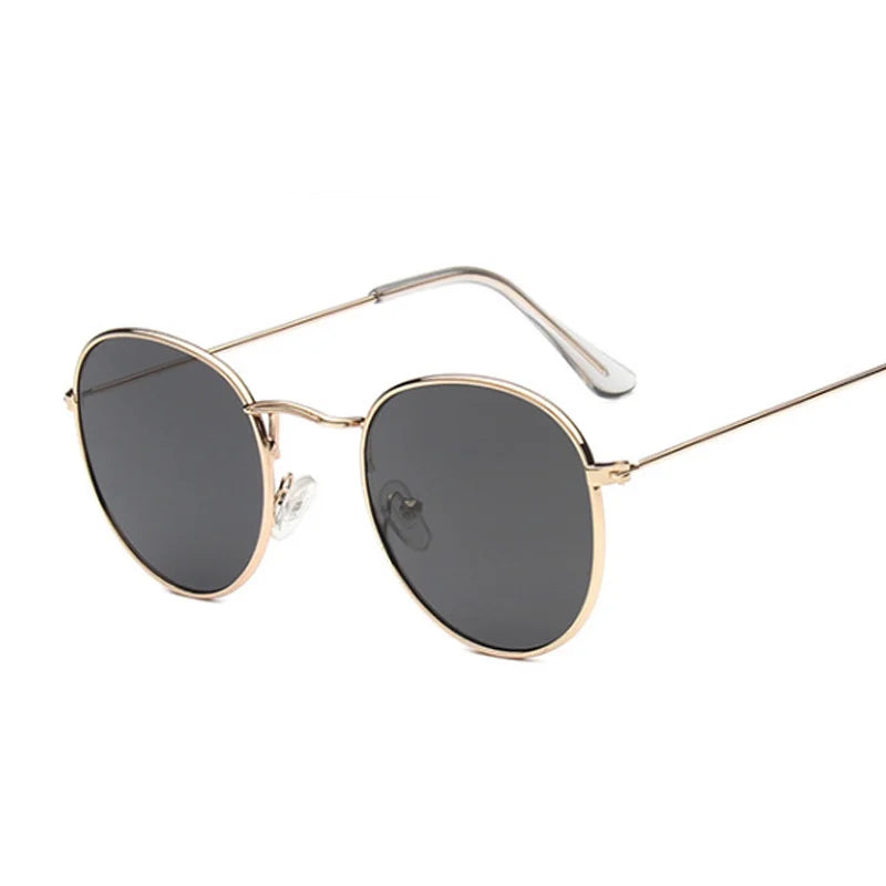Vintage Small Round Sunglasses Classic Retro Design Brand Women Sunglasses Male Mirror Fashion Women Shades Sunglasses