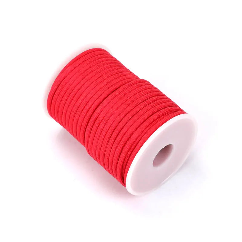 Paracorde 550 à 7 cœurs, 5M/15M/30M, 4mm, cordon de Parachute, kit de corde de survie pour Camping en plein air, parapluie, tente, lanière, corde à linge