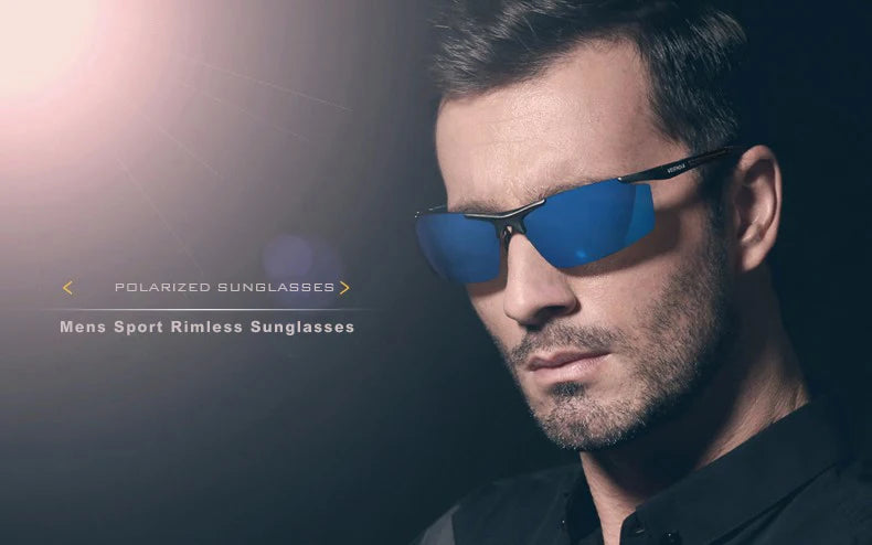 VEITHDIA aluminium magnésium hommes lunettes de soleil polarisées UV400 revêtement miroir lunettes de soleil en plein air lunettes pour homme accessoires 6588