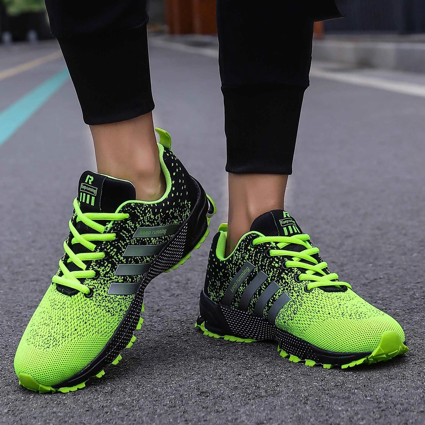 Men's Breathable and Non-Slip Mesh Sneakers, Casual, Stable, Shock-Absorbing, Lightweight, Couple, Sneaker, Zones me Sportiva, 2020