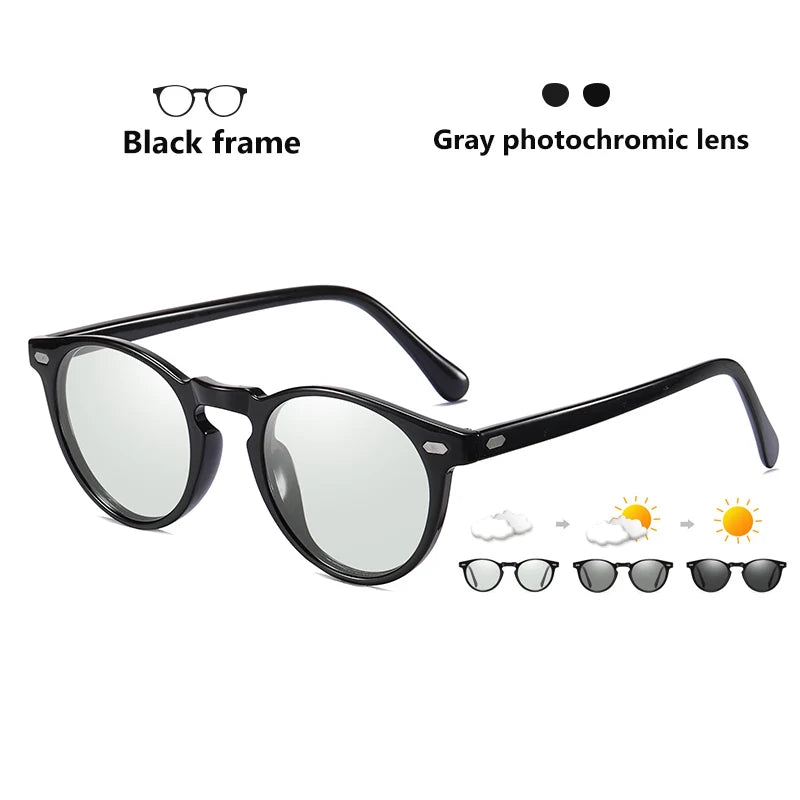 Lunettes de soleil photochromiques unisexe — verres polarisés, TR90, conduite, hommes et femmes