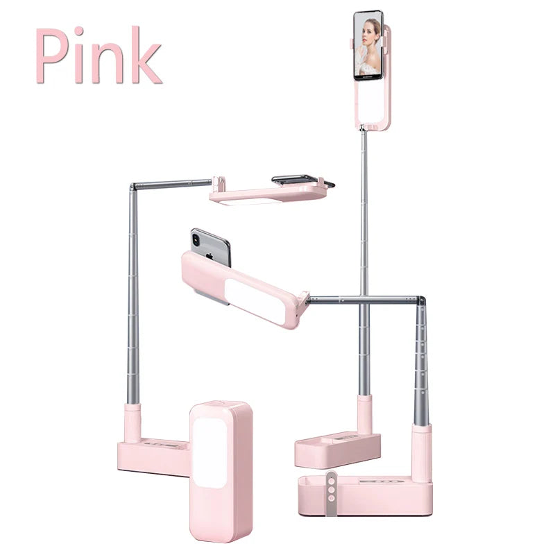 Phone holder Selfie light fill light Portable stand For Car phone holder Bluetooth camera Lamps LED light Luz