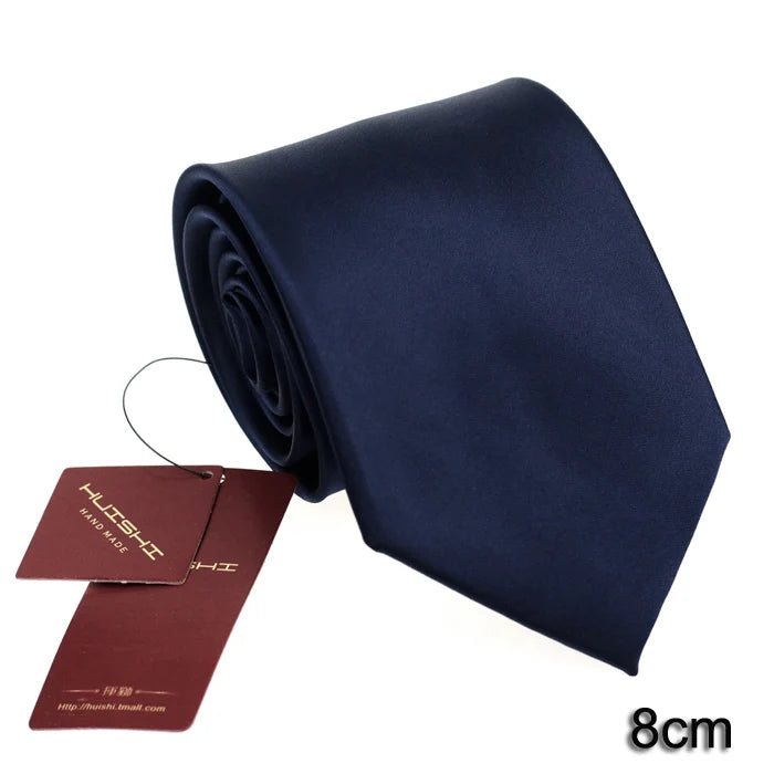 HUISHI Dark Blue Document Necktie for Men, 8 Styles, 8cm, 6cm, Waterproof, Jacquard, 03/Wear, Craings.com, Wedding Party