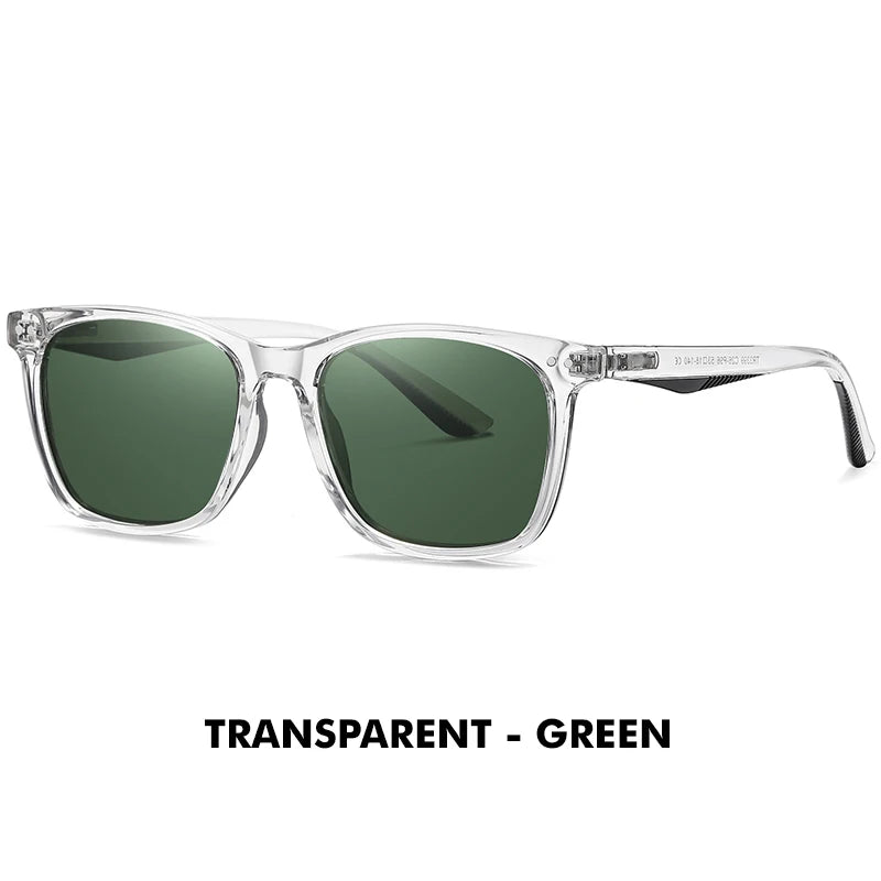 Nouvelle tendance lunettes De Soleil carrées lunettes De Soleil polarisées hommes femmes rétro marron bleu océan lentille Anti-éblouissement UV400 Lunette De Soleil Femme