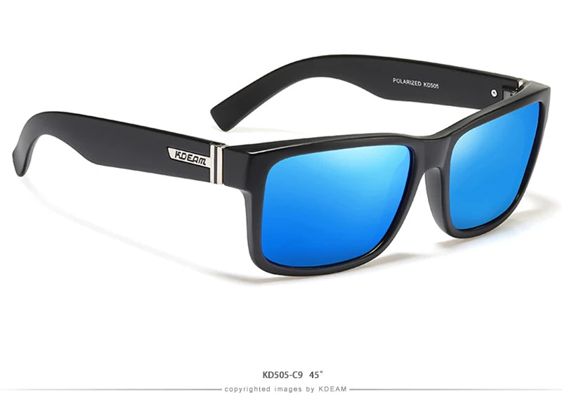 Lunettes de soleil sport polarisées — couleurs choquantes, conduite extérieur, photochromiques, avec boîte