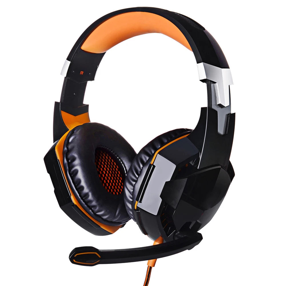 Stereo Bass Gaming Headset with Mic, Wired Headphones for PC, Computer, Gaming Machine, Gamer