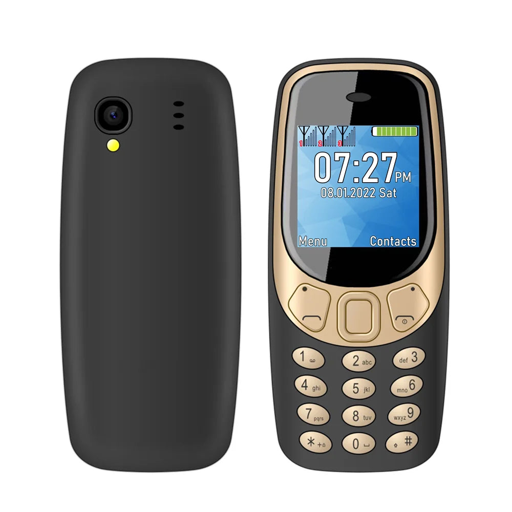 SERVO Petit Téléphone Portable Bluetooth Dialer voix Magique Faible Rayonnement Téléphone Enregistrement D'appel 2/3 SIM GSM Débloqué Mini Téléphone Portable