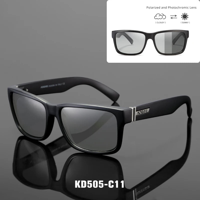 Lunettes de soleil sport polarisées — couleurs choquantes, conduite extérieur, photochromiques, avec boîte