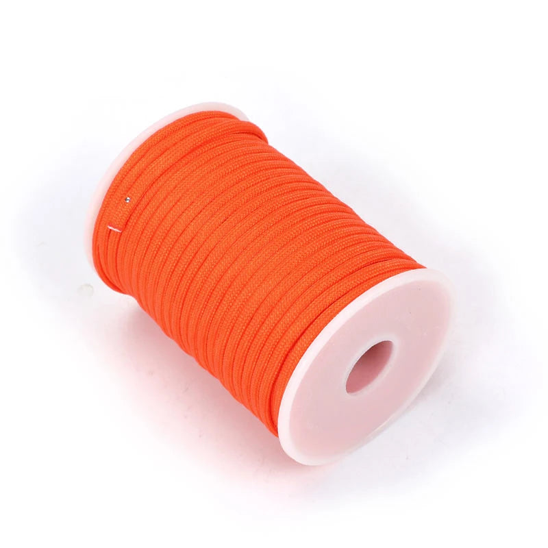 Paracorde 550 à 7 cœurs, 5M/15M/30M, 4mm, cordon de Parachute, kit de corde de survie pour Camping en plein air, parapluie, tente, lanière, corde à linge
