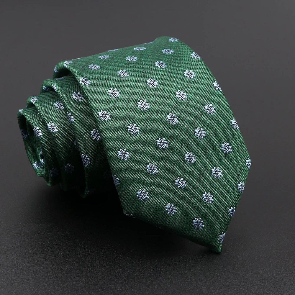 New Men's Floral Tie Feather Elk Geometric Pattern Red Blue Ties Leisure Business Daily Wear Tie Wedding Party Gift