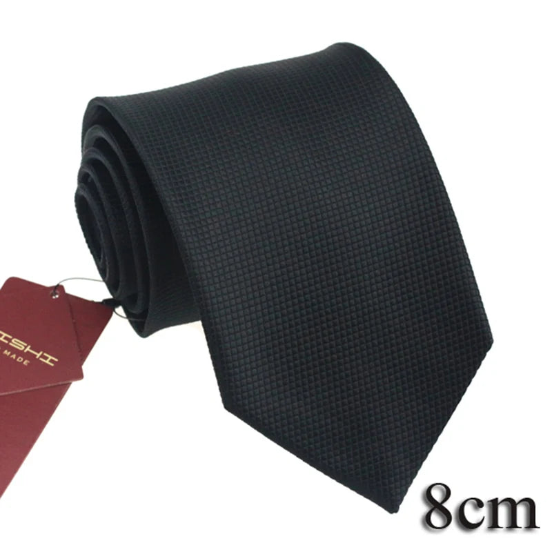 HUISHI Dark Blue Document Necktie for Men, 8 Styles, 8cm, 6cm, Waterproof, Jacquard, 03/Wear, Craings.com, Wedding Party