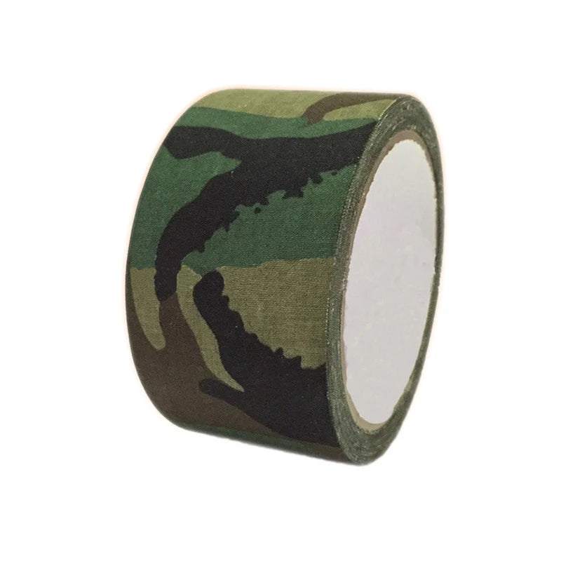 5M ruban de Camouflage extérieur WRAP chasse étanche auto-adhésif Camo bande furtive pansement 0.05m x 5m /2 pouces x 196 pouces