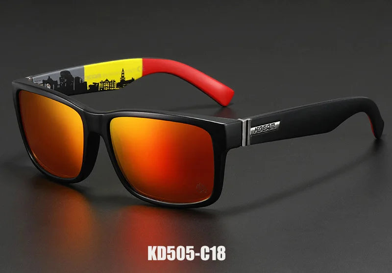 Lunettes de soleil sport polarisées — couleurs choquantes, conduite extérieur, photochromiques, avec boîte