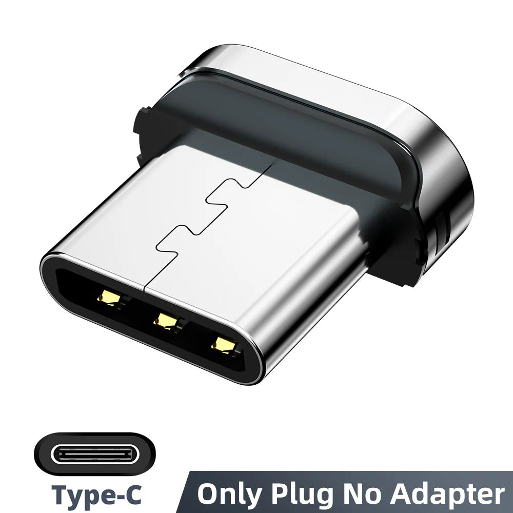 Conector de cable magnético, adaptador de cable para teléfono móvil Micro USB, punta magnética, cargador magnético, enchufe tipo C, adaptador para Huawei Android