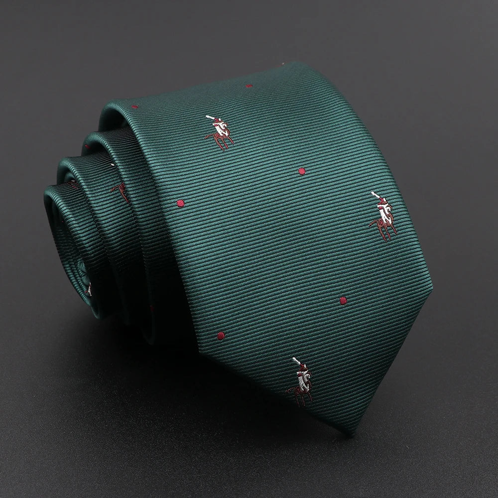 New Men's Floral Tie Feather Elk Geometric Pattern Red Blue Ties Leisure Business Daily Wear Tie Wedding Party Gift