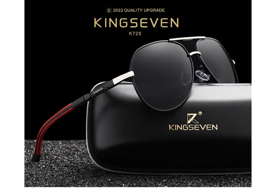 Lunettes de soleil homme vintage aluminium polarisées — classique, revêtement miroir, conduite