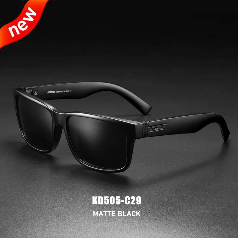 Lunettes de soleil sport polarisées — couleurs choquantes, conduite extérieur, photochromiques, avec boîte