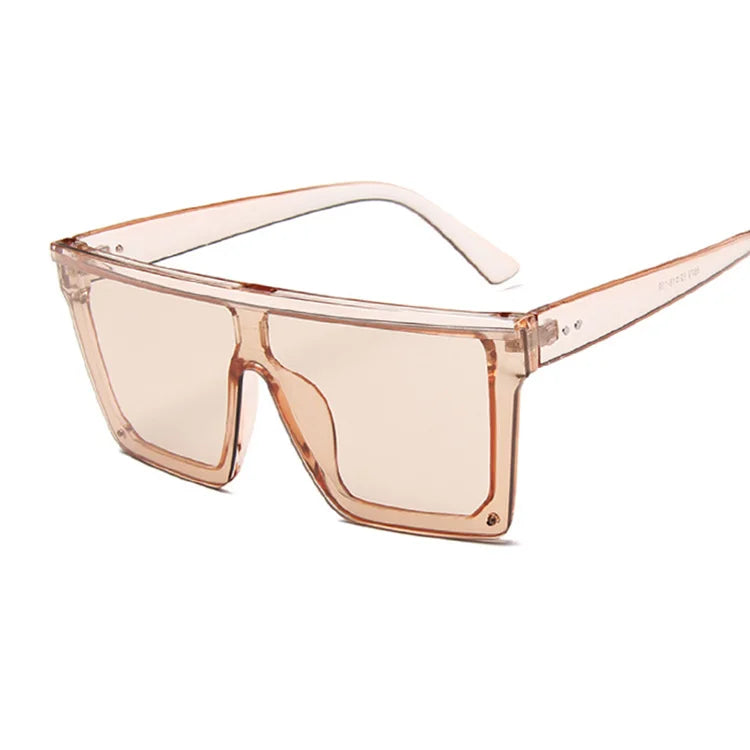 Lunettes de soleil rétro vintage carrées noires — hommes et femmes, mode