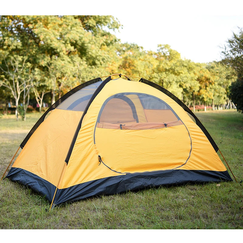 Widesea – tente de Camping touristique pour 2 personnes, plein air, 4 saisons, tige en aluminium avec jupe neige