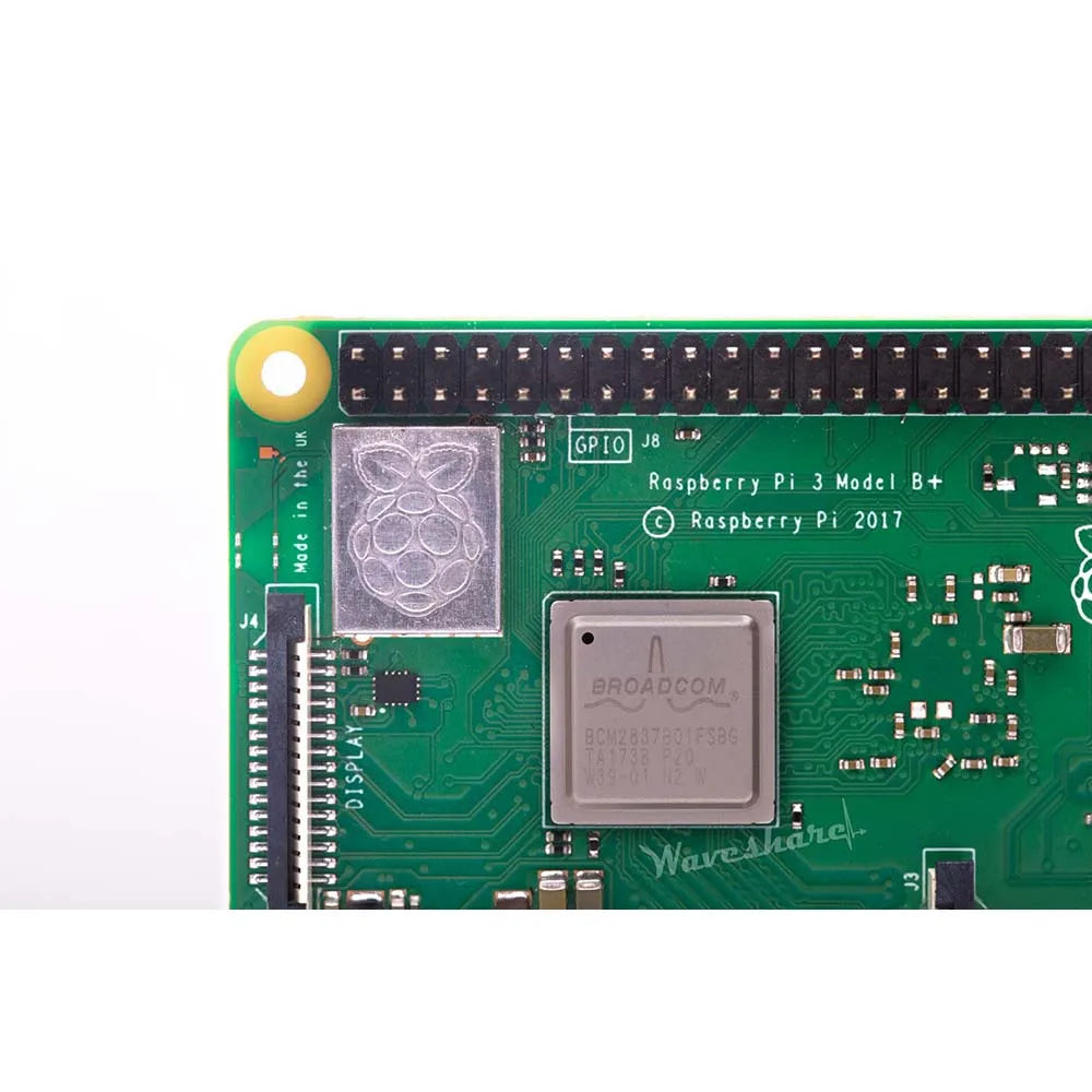 Original Element14 Raspberry Pi 3 modèle B/B + 3B + Plus, la troisième génération Pi A 1.4GHz 64 bits processeur Cortex-A53 quad-core
