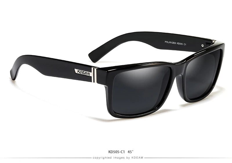 Lunettes de soleil sport polarisées — couleurs choquantes, conduite extérieur, photochromiques, avec boîte