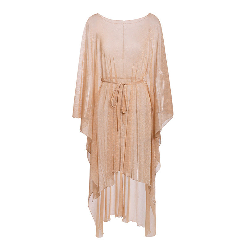 Femmes gland Kimono Bikini plage tricoté tunique Robe De Plage Robe longue Bikini couvrir Cardigan maillots De Bain maillot De Bain maillots De Bain