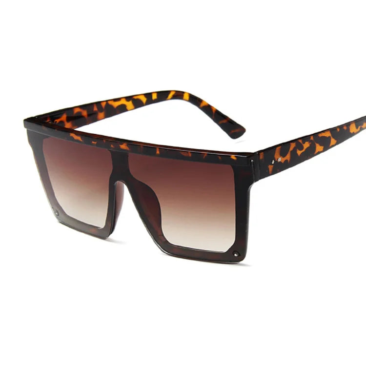 Lunettes de soleil rétro vintage carrées noires — hommes et femmes, mode