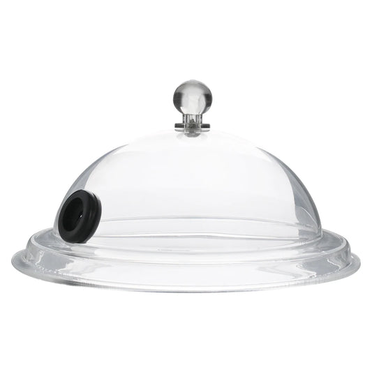 Molecular Gastronomy Smoke Cloche, Food-Grade Lid, Smoking Gun Dome Cover, Smoke Infuser Accessory, Cake, Steak, Cooking Dish