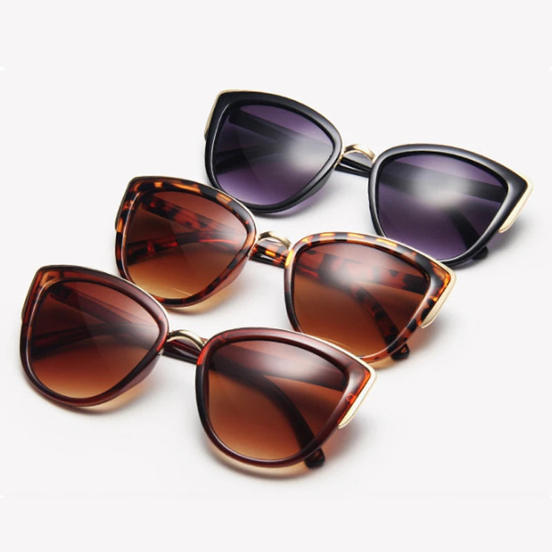 Women's Cat Eye Sunglasses, Classic Mirror, Vintage, Cat Eye Frame, Nickel, Outdoor