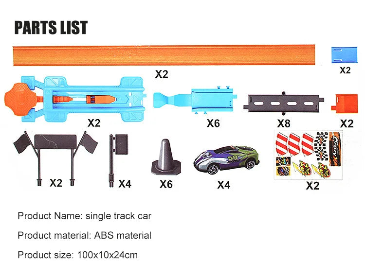 Cascadeur vitesse Double voiture roues modèle jouets pour enfants piste de course bricolage assemblé Rail Kits éducatif interactif garçon enfants jouet