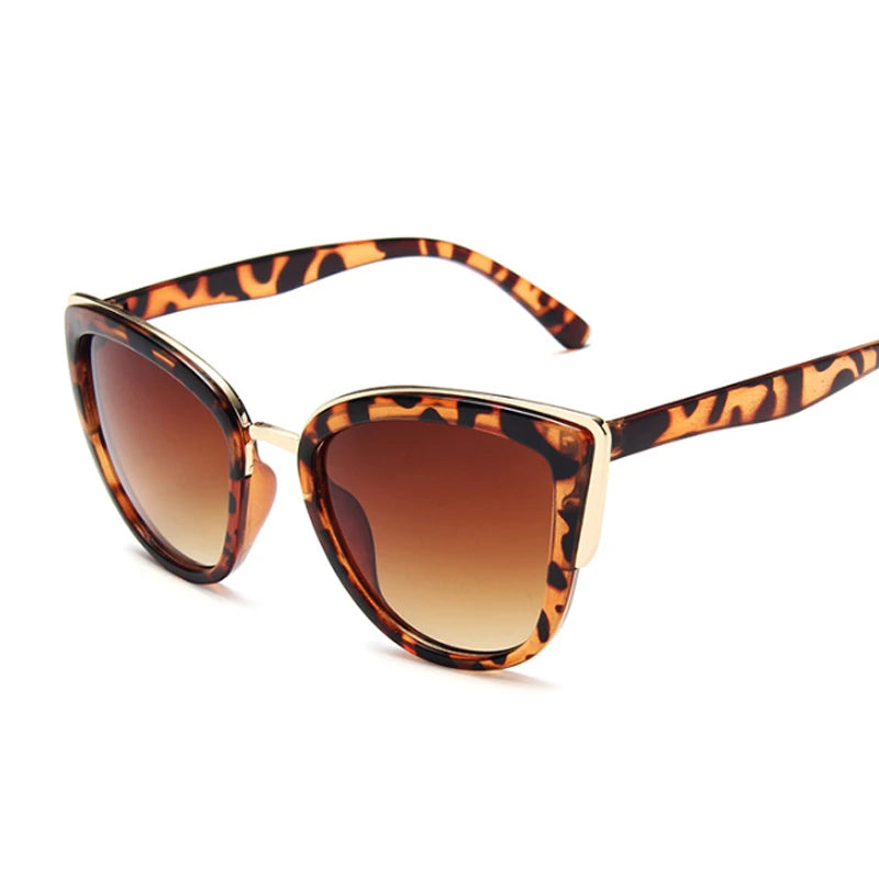 Women's Cat Eye Sunglasses, Classic Mirror, Vintage, Cat Eye Frame, Nickel, Outdoor