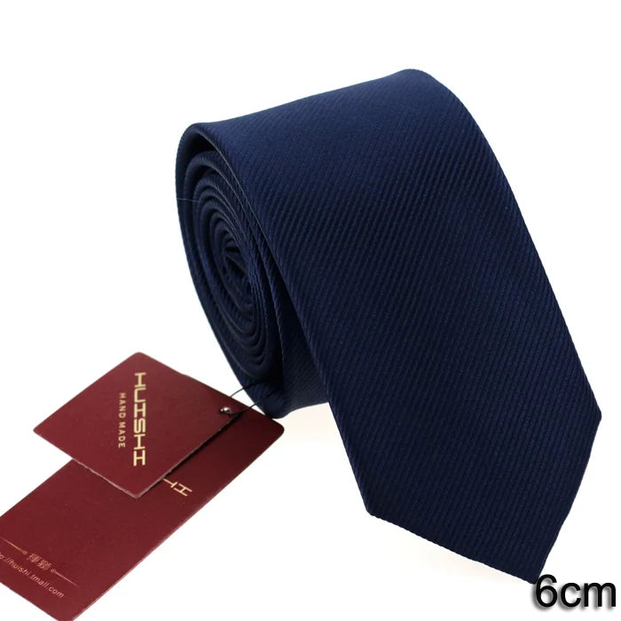 HUISHI Dark Blue Document Necktie for Men, 8 Styles, 8cm, 6cm, Waterproof, Jacquard, 03/Wear, Craings.com, Wedding Party