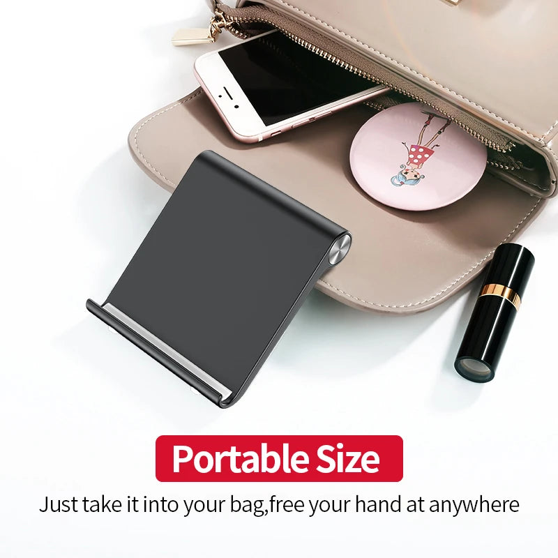 Phone Holder Smartphone Holder Mobile Tablet Stand for iPhone 14 13 Desktop Cell Phone Holder Portable Phone Stand