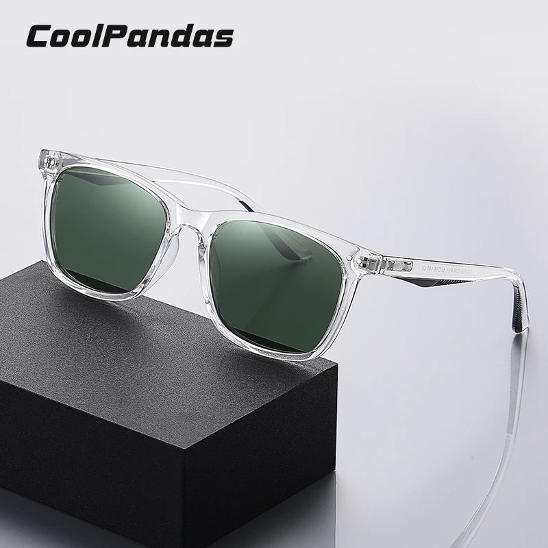 Nouvelle tendance lunettes De Soleil carrées lunettes De Soleil polarisées hommes femmes rétro marron bleu océan lentille Anti-éblouissement UV400 Lunette De Soleil Femme